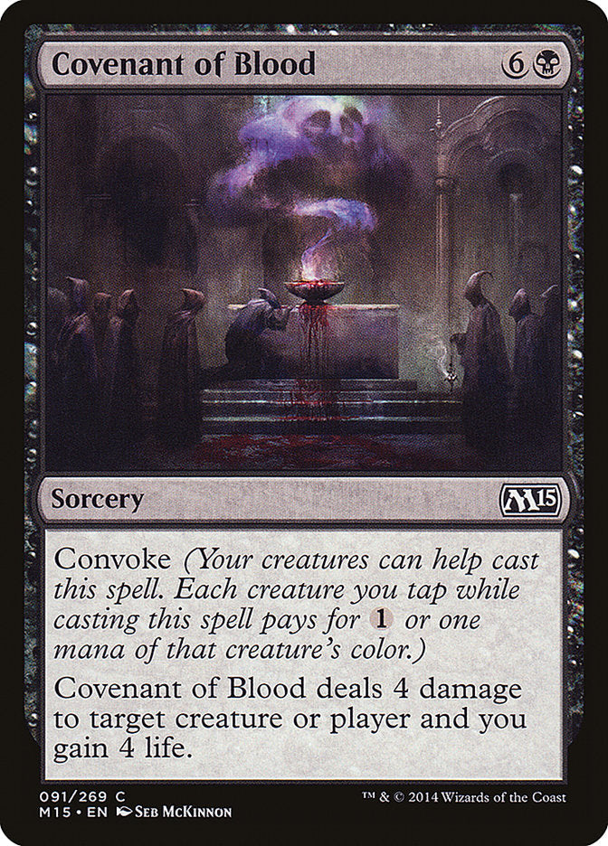 Covenant of Blood [Magic 2015] Foil