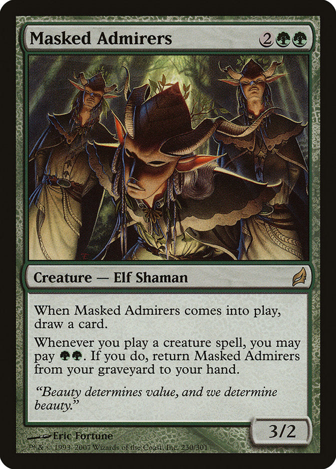 Masked Admirers [Lorwyn] Foil