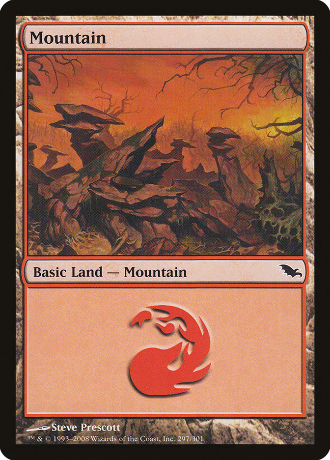 Mountain (297) [Shadowmoor] Foil