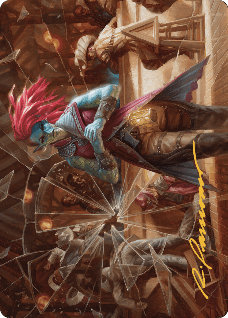 Obeka, Splitter of Seconds // Obeka, Splitter of Seconds  [Outlaws of Thunder Junction Art Series] (Borderless) Foil