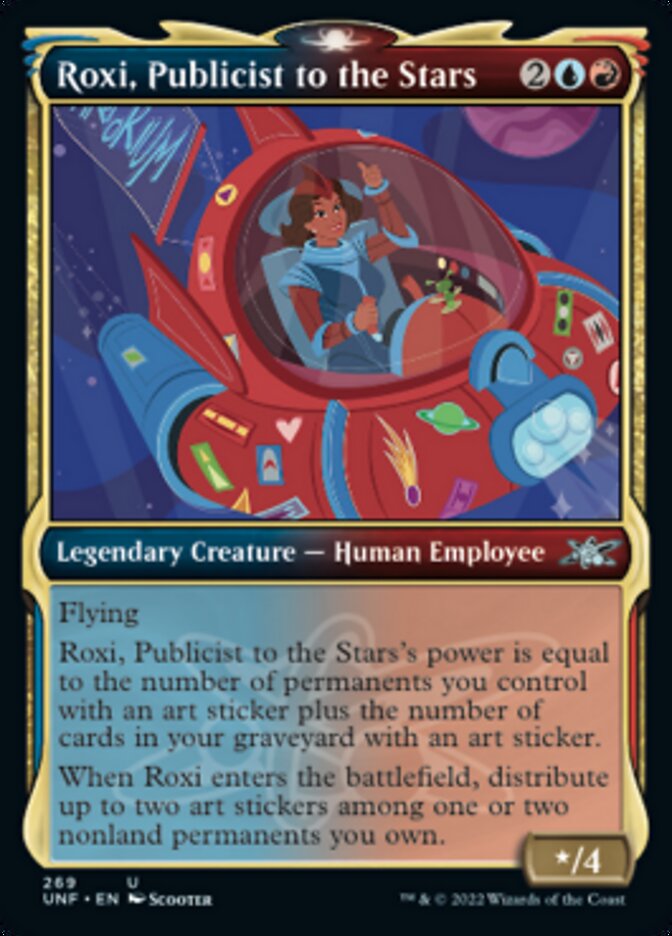 Roxi, Publicist to the Stars (Showcase) [Unfinity] Foil