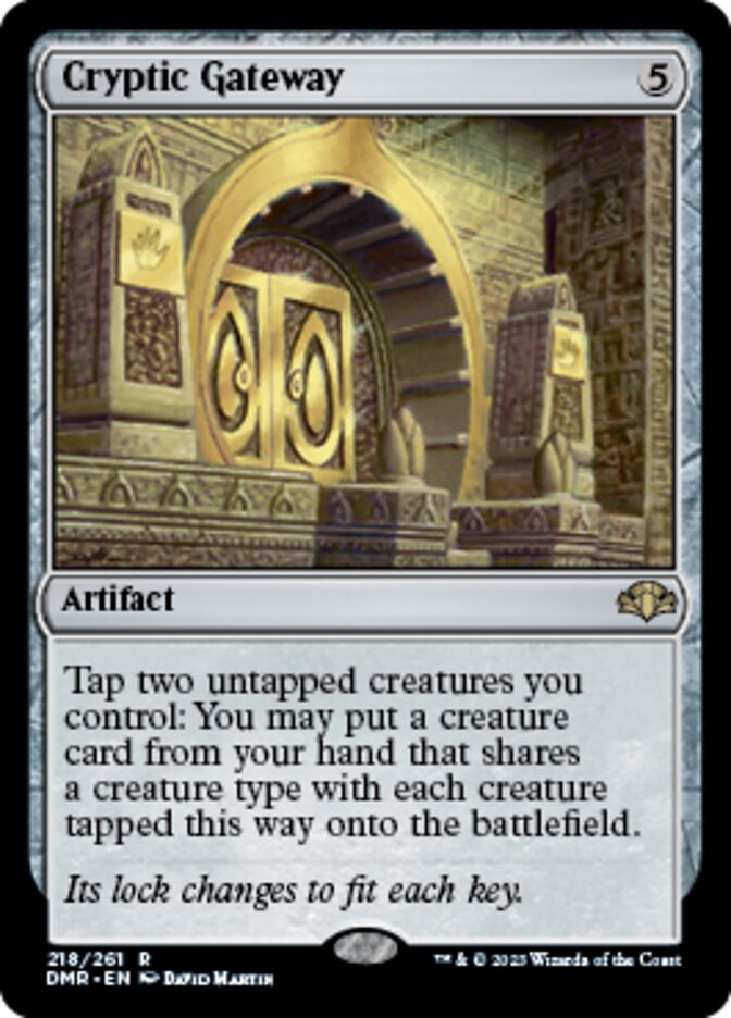 Cryptic Gateway [Dominaria Remastered] Foil