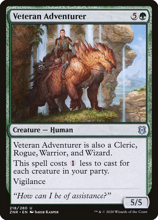 Veteran Adventurer [Zendikar Rising] Foil