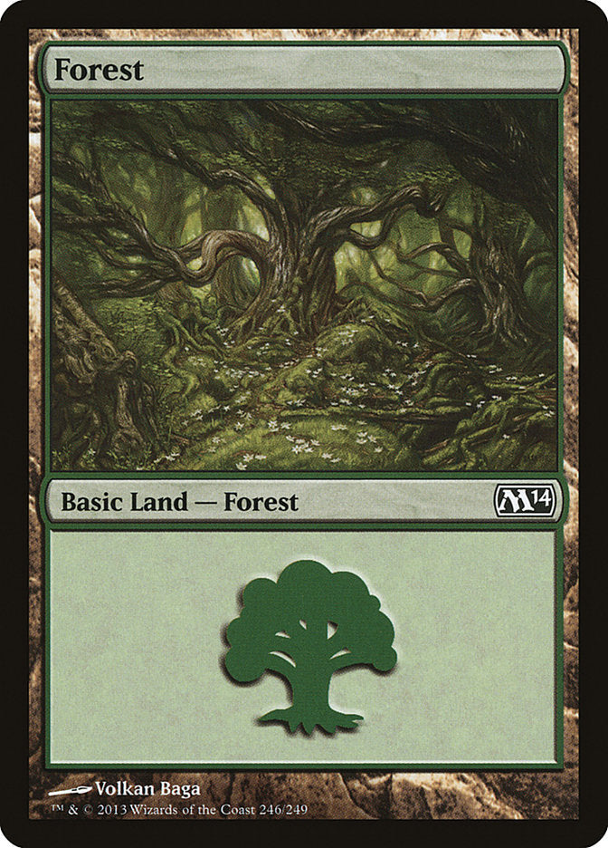 Forest (246) [Magic 2014] Foil