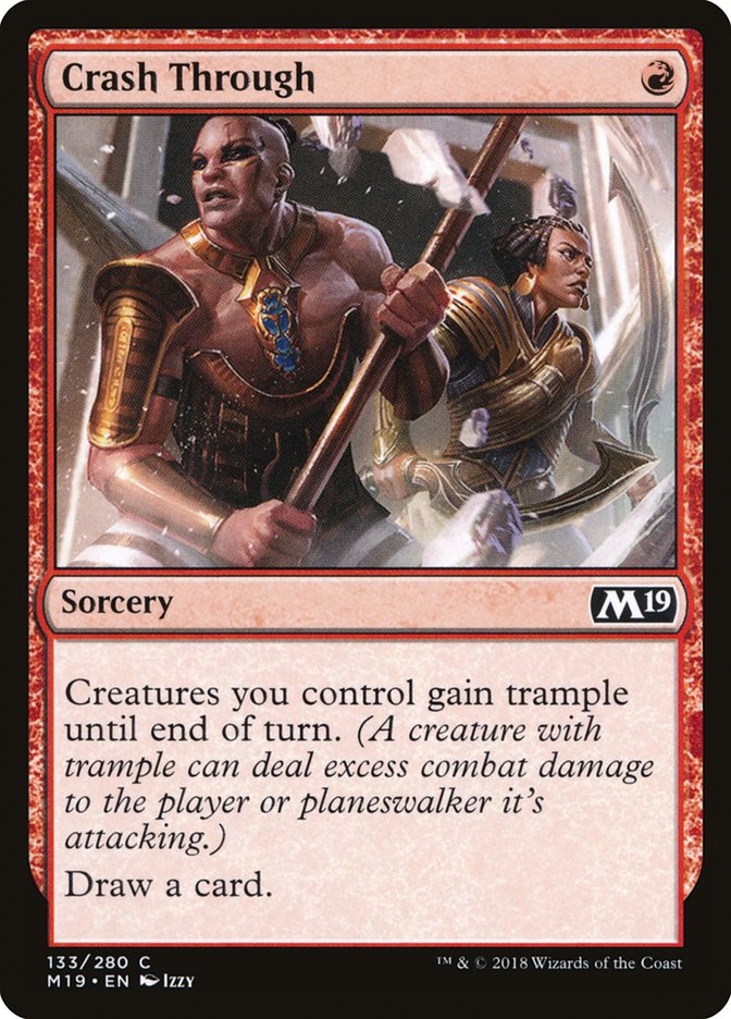 Crash Through [Core Set 2019] Foil