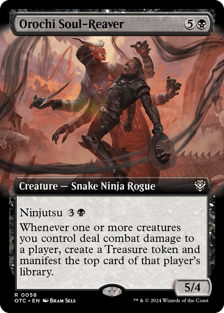 Orochi Soul-Reaver (Extended Art) [Outlaws of Thunder Junction Commander] Foil