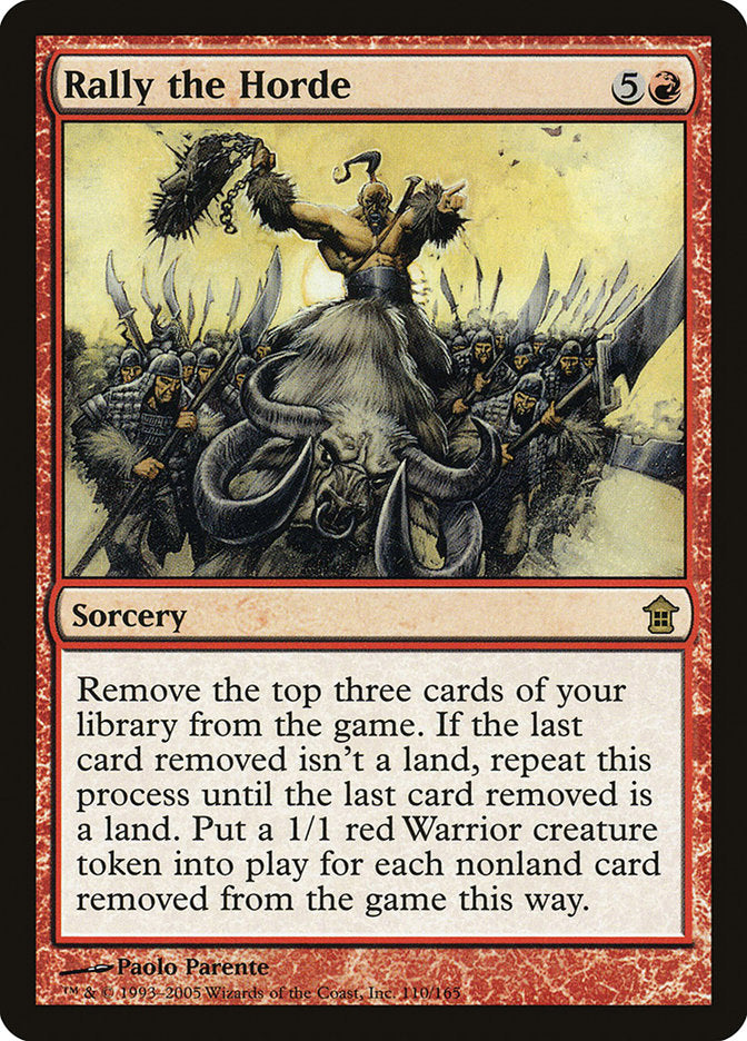 Rally the Horde [Saviors of Kamigawa] Foil