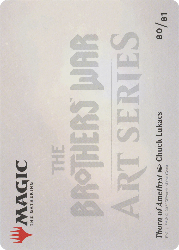 Thorn of Amethyst // Thorn of Amethyst  [The Brothers' War Art Series] (Borderless)