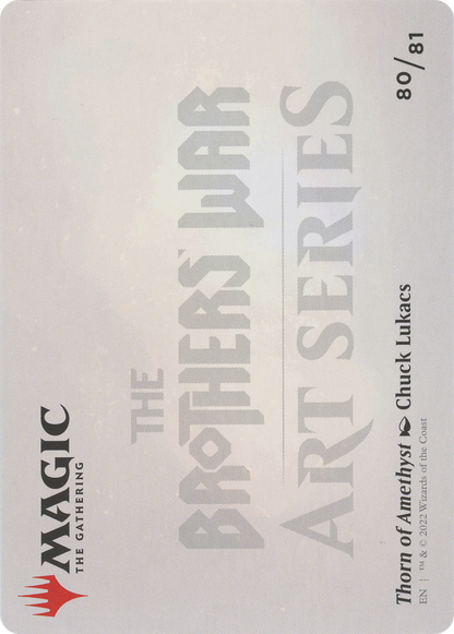 Thorn of Amethyst // Thorn of Amethyst  [The Brothers' War Art Series] (Borderless)