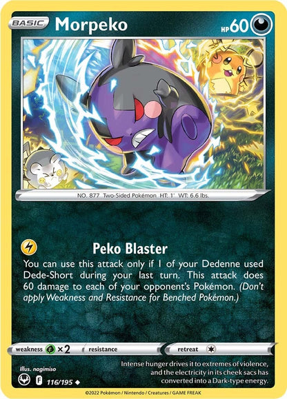Morpeko (116/195) [Sword & Shield: Silver Tempest] Reverse Holofoil