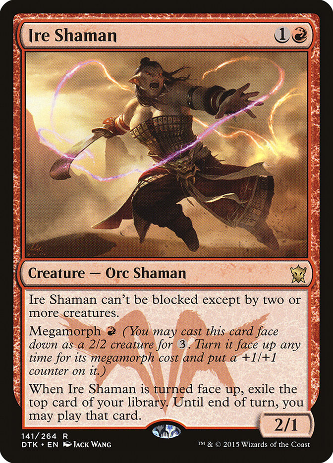 Ire Shaman [Dragons of Tarkir] Foil