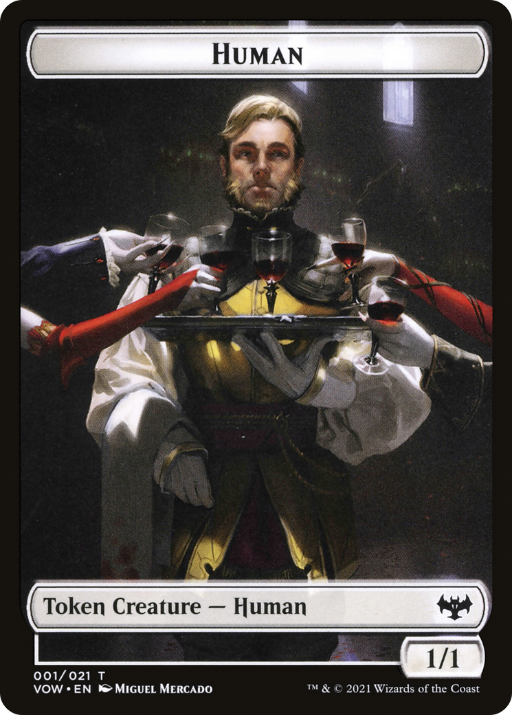 Human  [Innistrad: Crimson Vow Tokens] Foil
