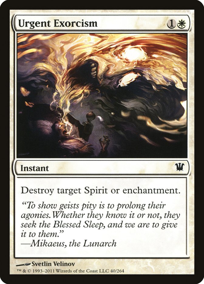 Urgent Exorcism [Innistrad] Foil