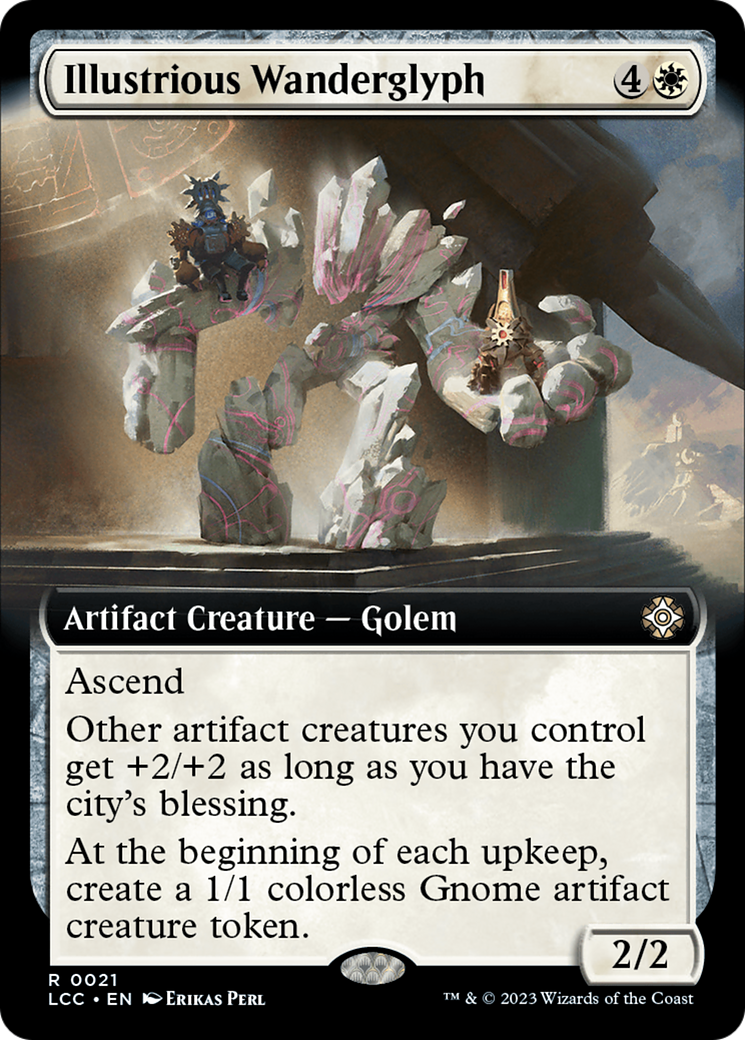 Illustrious Wanderglyph (Extended Art) [The Lost Caverns of Ixalan Commander] Foil