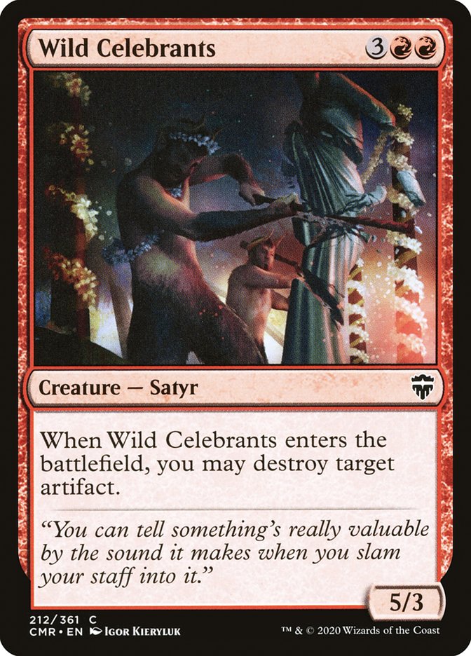 Wild Celebrants [Commander Legends] Foil