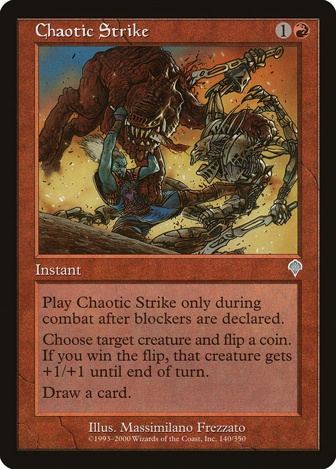 Chaotic Strike [Invasion] Foil