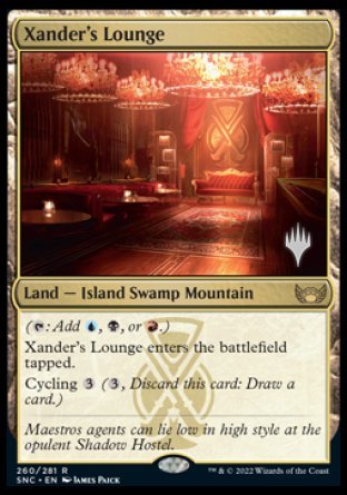 Xander's Lounge (Promo Pack) [Streets of New Capenna Promos] Foil