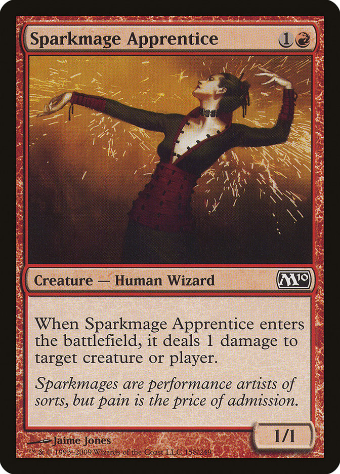 Sparkmage Apprentice [Magic 2010] Foil