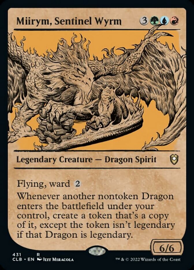 Miirym, Sentinel Wyrm (Showcase) [Commander Legends: Battle for Baldur's Gate] Foil