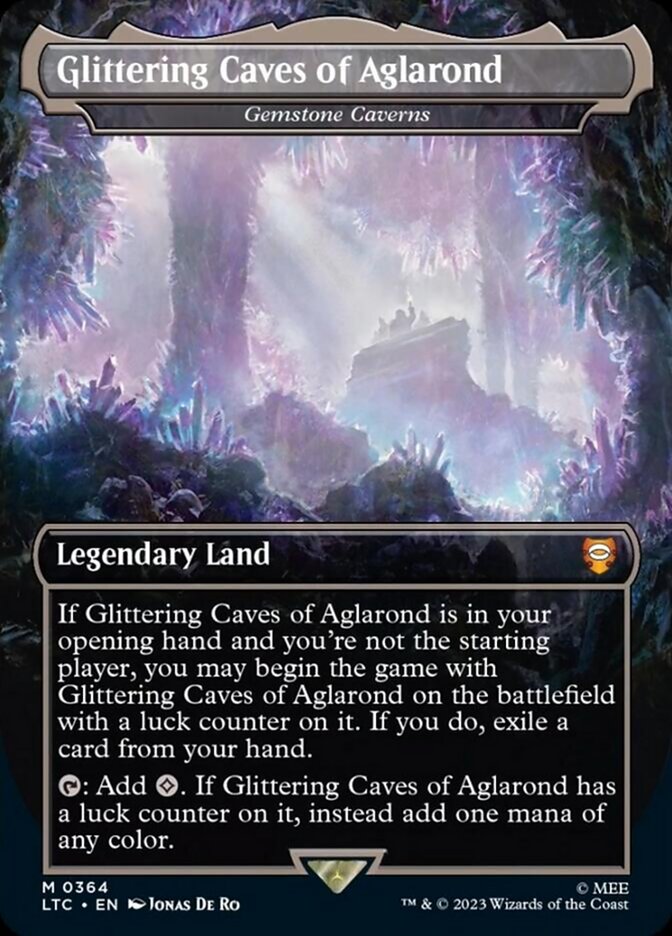Glittering Caves of Aglarond - Gemstone Caverns [The Lord of the Rings: Tales of Middle-Earth Commander] Foil