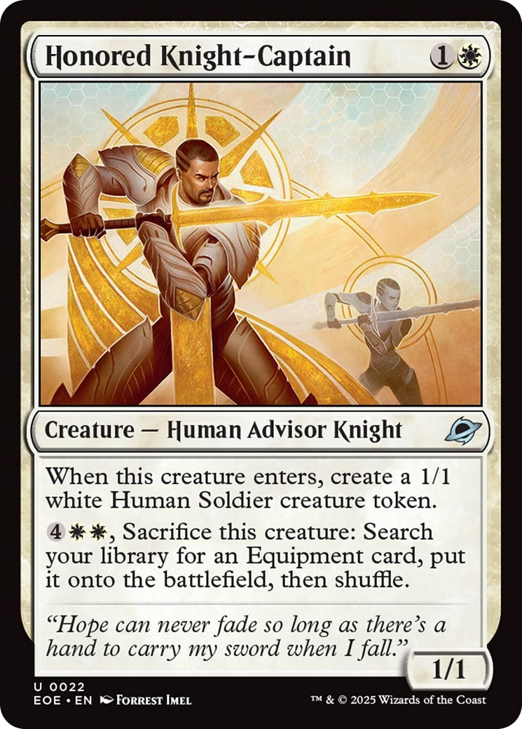 Honored Knight-Captain [Edge of Eternities] Foil