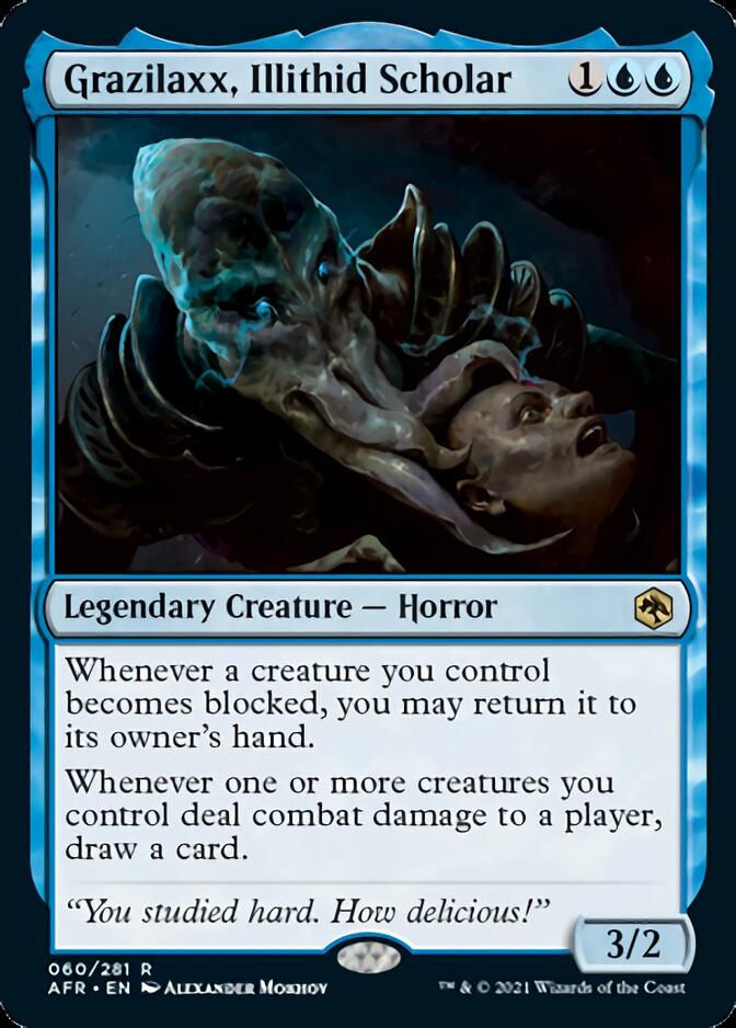 Grazilaxx, Illithid Scholar [Dungeons & Dragons: Adventures in the Forgotten Realms] Foil