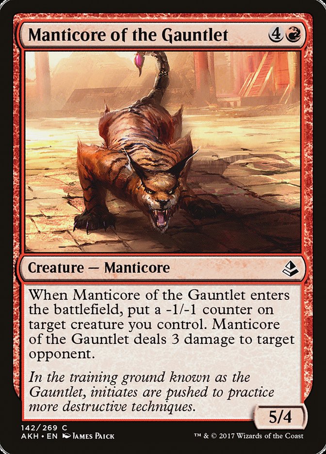 Manticore of the Gauntlet [Amonkhet] Foil