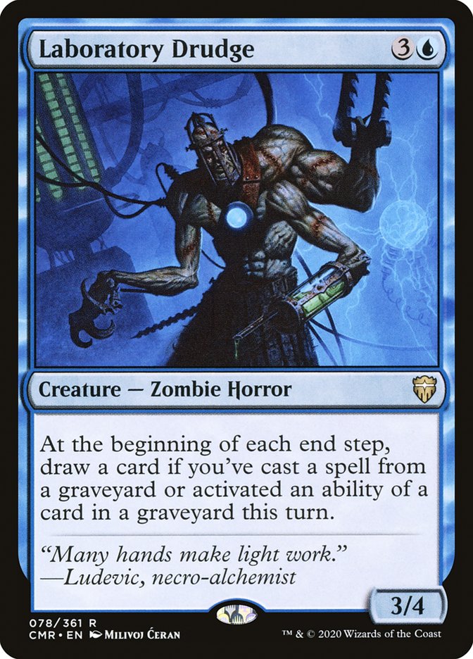 Laboratory Drudge [Commander Legends] Foil