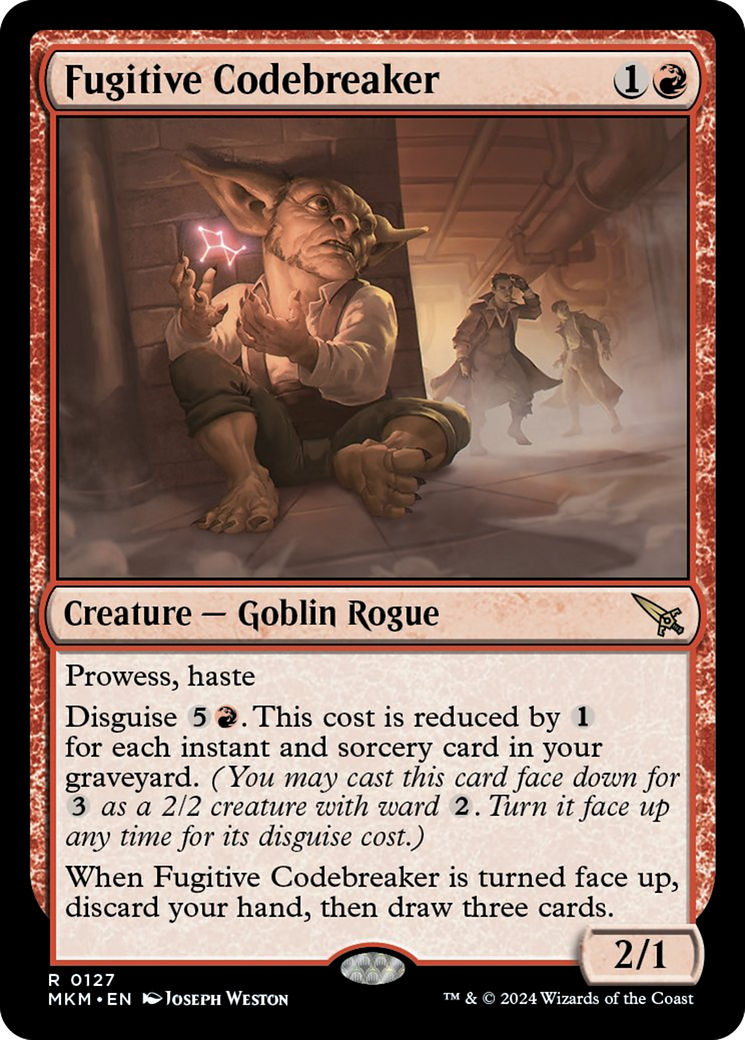 Fugitive Codebreaker [Murders at Karlov Manor] Foil