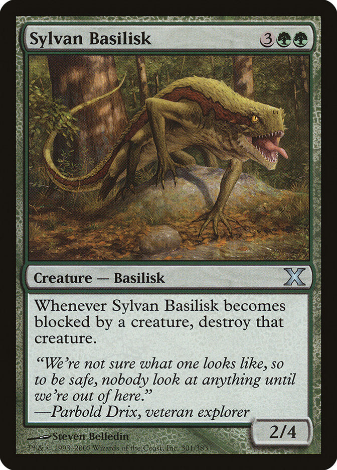 Sylvan Basilisk [Tenth Edition] Foil