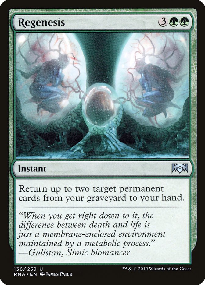 Regenesis [Ravnica Allegiance] Foil