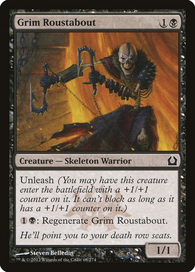 Grim Roustabout [Return to Ravnica] Foil