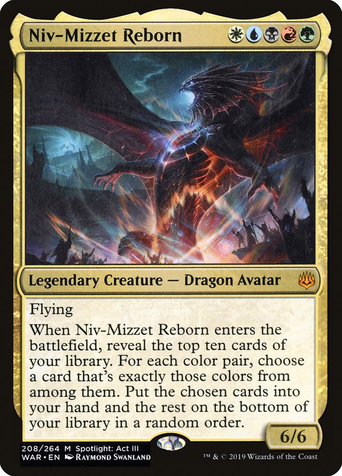 Niv-Mizzet Reborn [War of the Spark] Foil