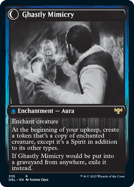 Mirrorhall Mimic // Ghastly Mimicry [Innistrad: Double Feature] Foil