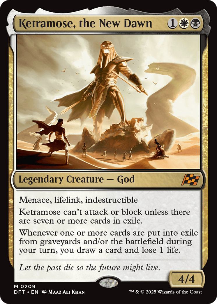 Ketramose, the New Dawn [Aetherdrift] Foil