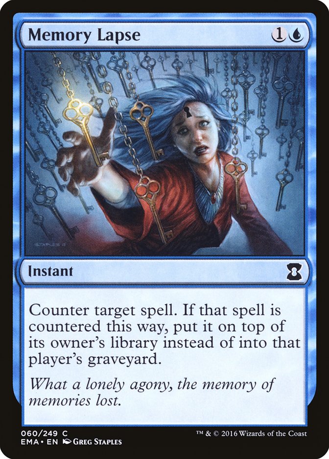 Memory Lapse [Eternal Masters] Foil