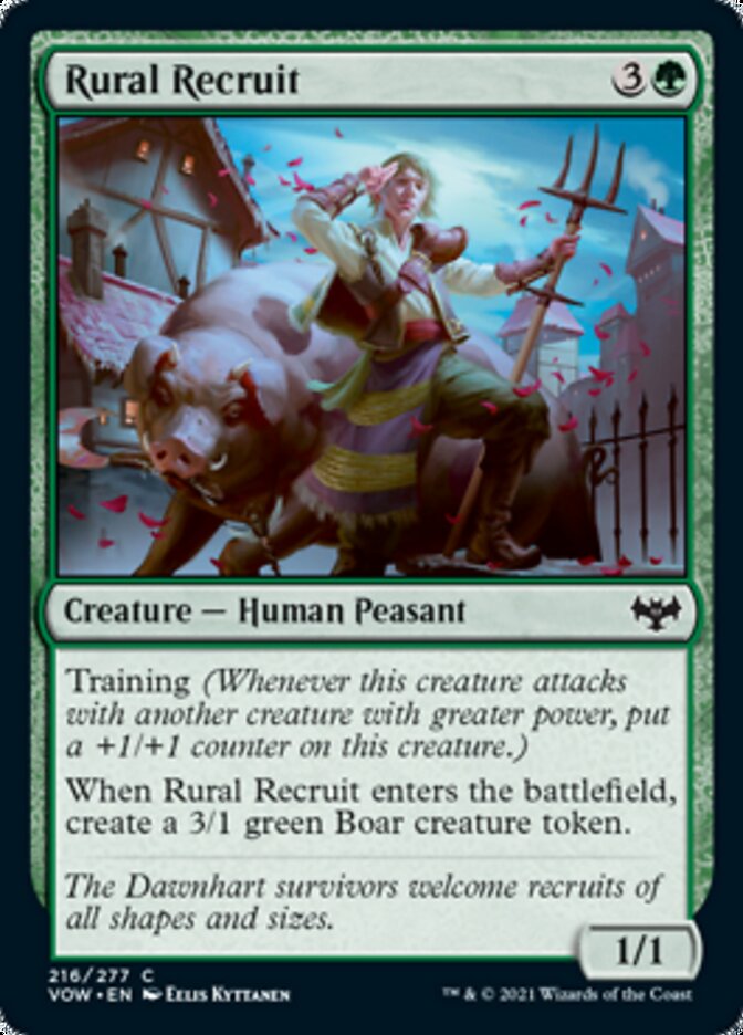 Rural Recruit [Innistrad: Crimson Vow] Foil