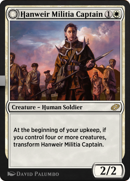 Hanweir Militia Captain // Westvale Cult Leader  [Jumpstart: Historic Horizons]: (Double Faced Transform)