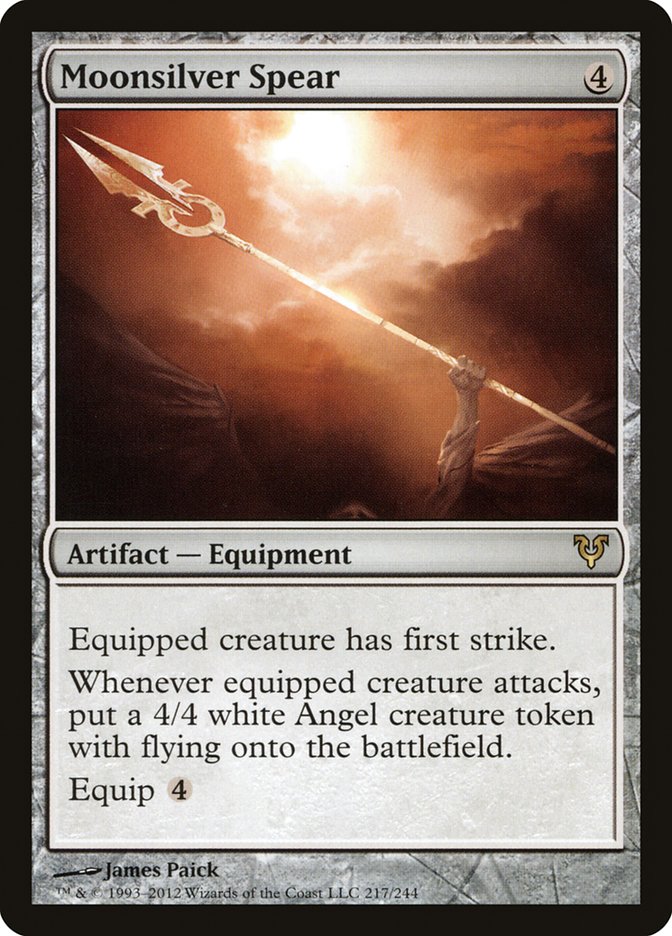 Moonsilver Spear [Avacyn Restored] Foil