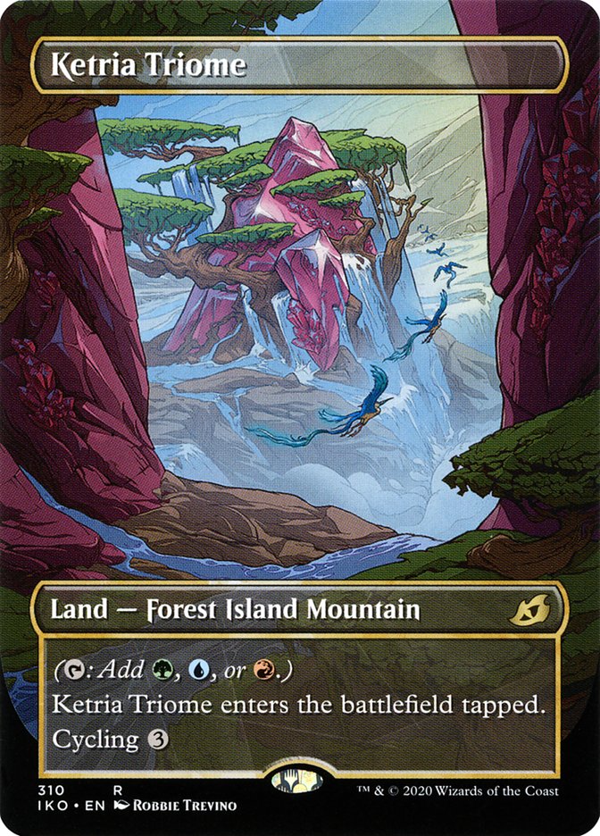 Ketria Triome (Showcase) [Ikoria: Lair of Behemoths] Foil