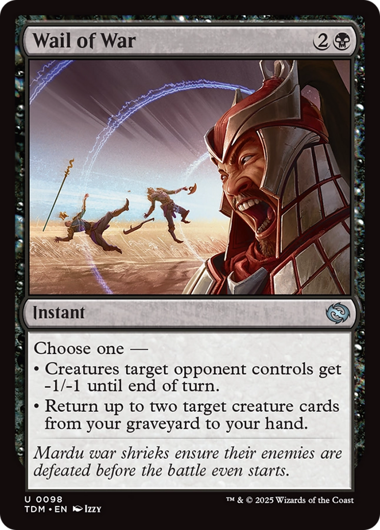 Wail of War [Tarkir: Dragonstorm] Foil