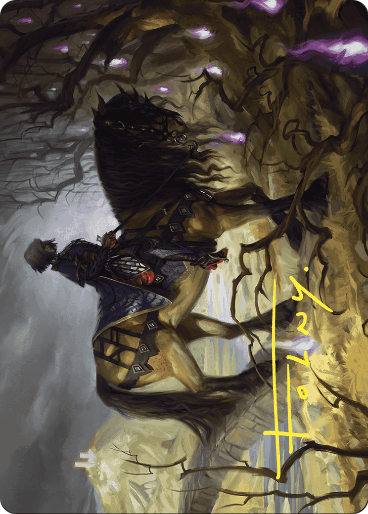 Rowan's Grim Search // Rowan's Grim Search  [Wilds of Eldraine Art Series] (Borderless) Foil