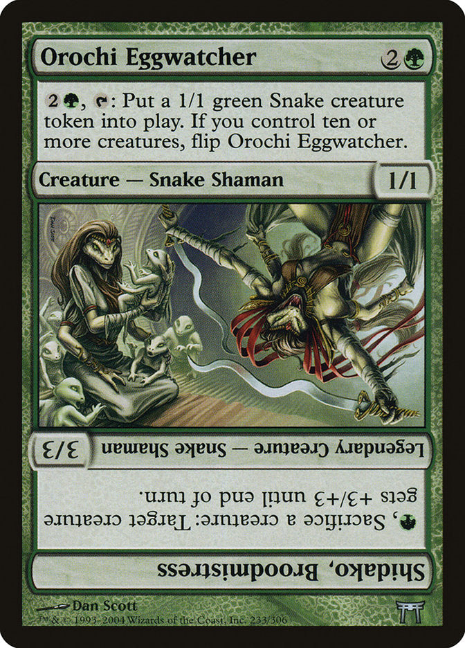 Orochi Eggwatcher // Shidako, Broodmistress [Champions of Kamigawa] Foil