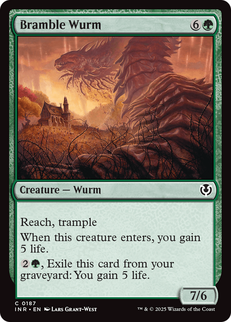 Bramble Wurm [Innistrad Remastered] Foil
