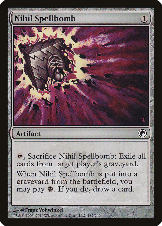Nihil Spellbomb [Scars of Mirrodin] Foil
