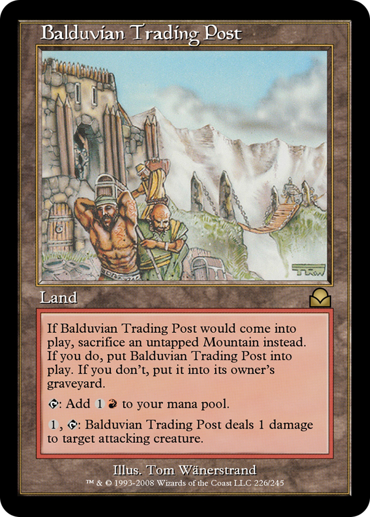 Balduvian Trading Post  [Masters Edition II] Foil