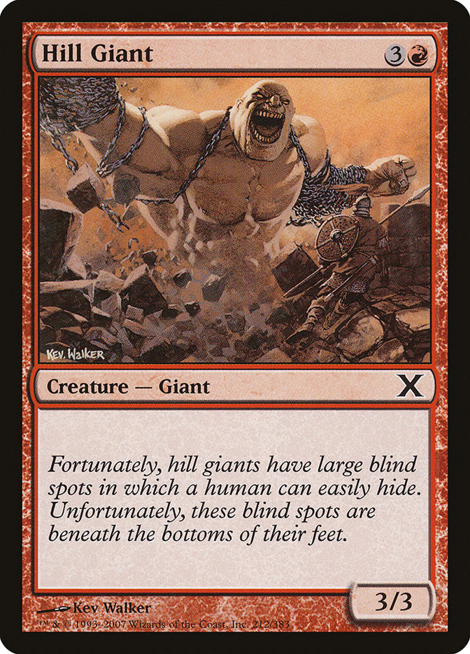 Hill Giant [Tenth Edition] Foil