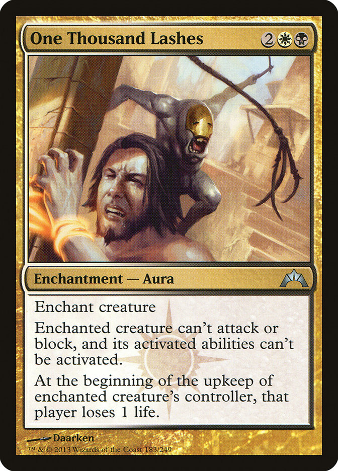 One Thousand Lashes [Gatecrash] Foil