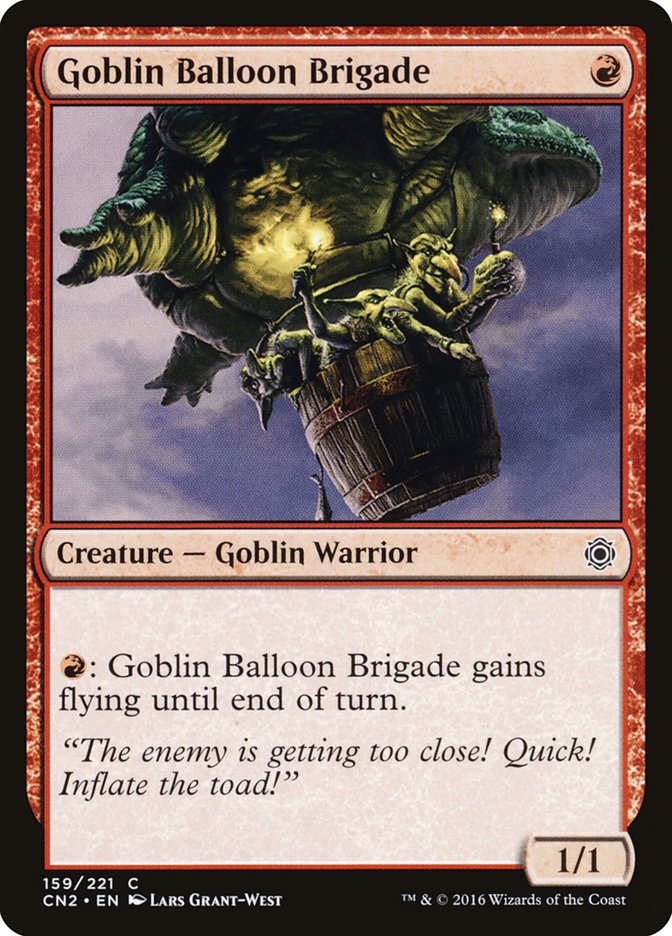 Goblin Balloon Brigade [Conspiracy: Take the Crown] Foil