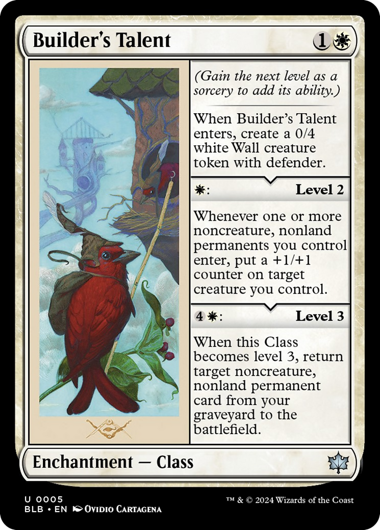 Builder's Talent [Bloomburrow] Foil
